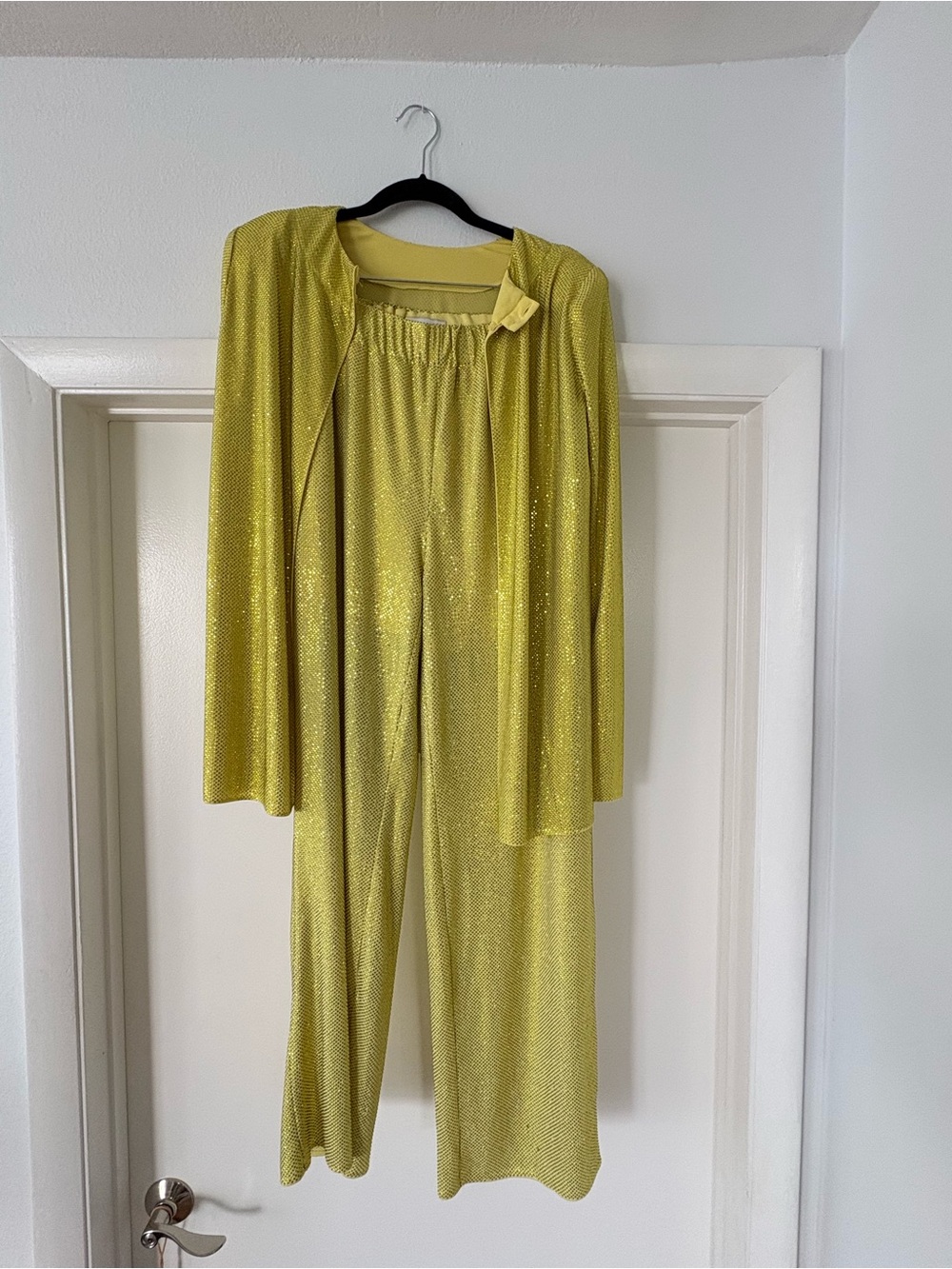 Alexandre Vauthier strasse pants suit size L in lemon tonic color